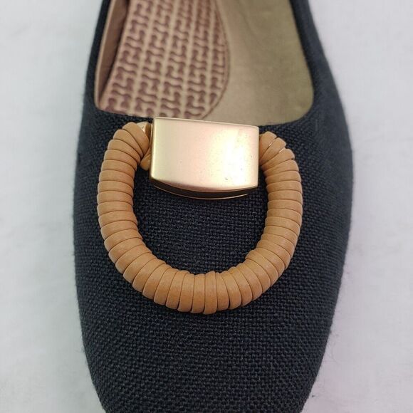 Baretraps Posture+ Perrie Womens Sz 5.5 Black Slip On Formal Ballet Flats Shoes - Picture 9 of 16